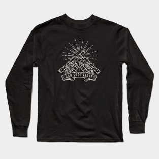 Han Solo Blaster Long Sleeve T-Shirt